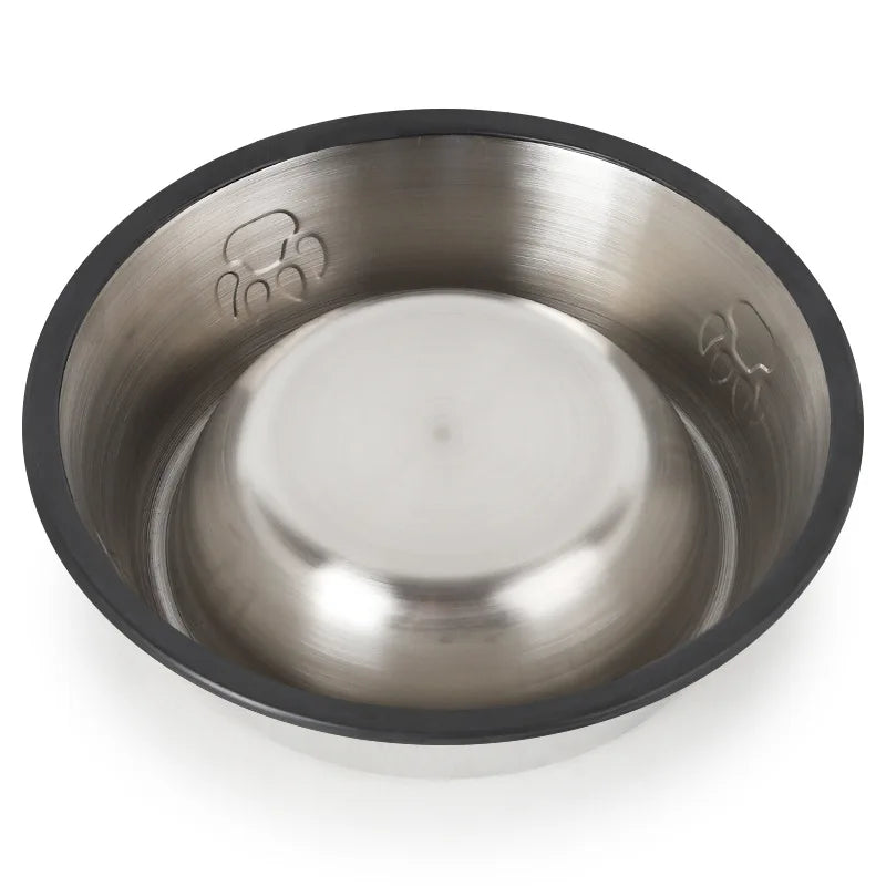 "PawPerfect Stainless Steel Pet Bowl"