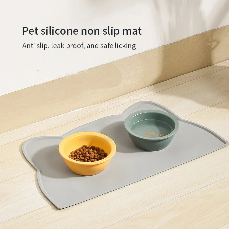 PetMate Waterproof Silicone Feeding Mat for Dogs & Cats