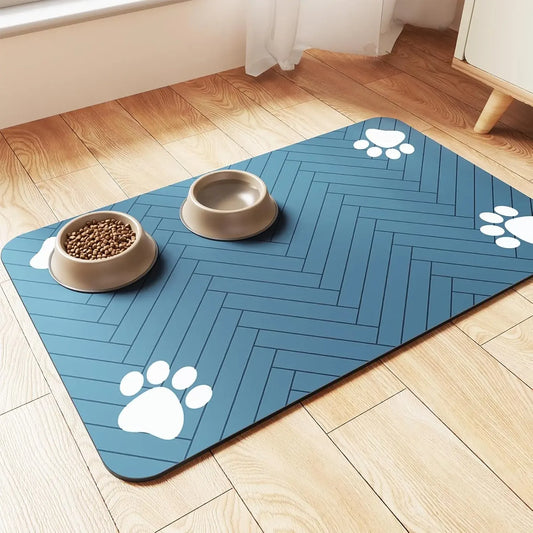 "PawMate Waterproof Feeding Mat"