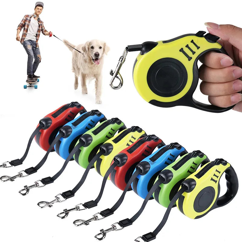 "FlexiPaw Retractable Dog Leash"