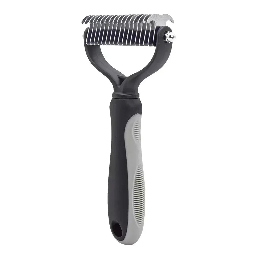 Pets Fur Knot Cutter Dog Grooming Shedding Tools Pet Cat Hair Removal Comb Brush Double sided Pet Products Suppliers