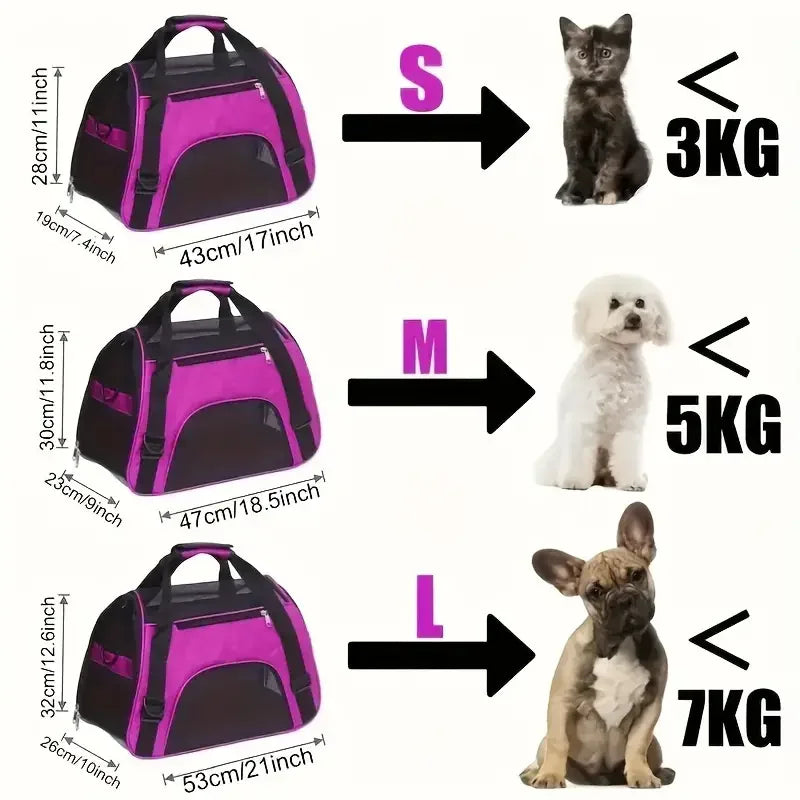 PetGo Portable Dog & Cat Carrier Bag