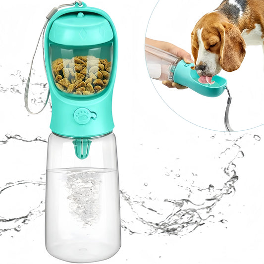 PetHydrate Portable Water Bottle & Food Dispenser for Dogs and Cats