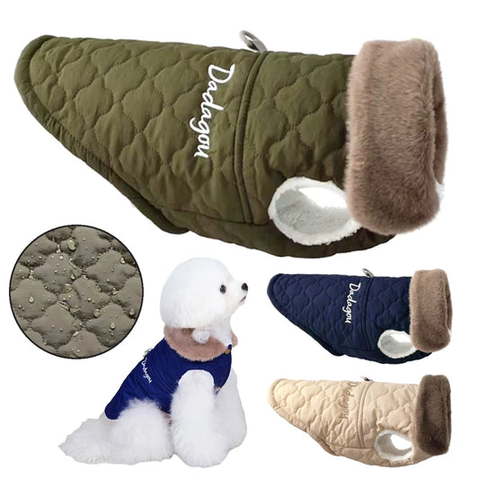 "WarmPaw Pro - Winter Waterproof Jacket for Dogs with Wool for Small Breeds"