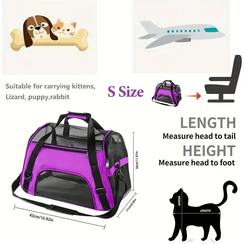 PetGo Portable Dog & Cat Carrier Bag