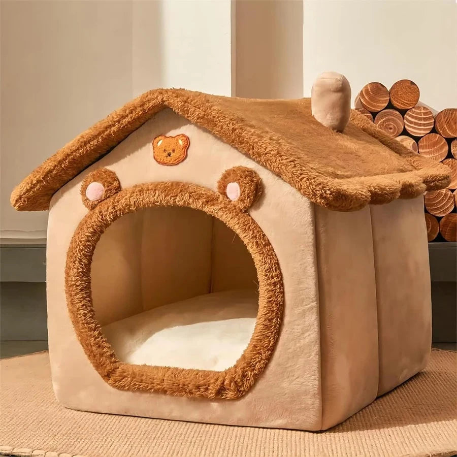 Washable Foldable Pet House & Bed for Small Dogs and Cats