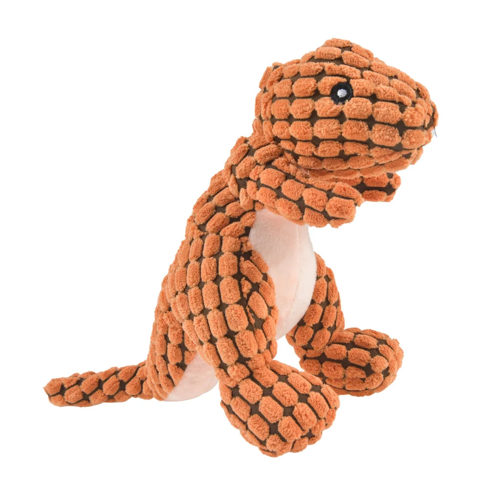 "DinoPals Plush - interactive chew toys for cats and small dogs"