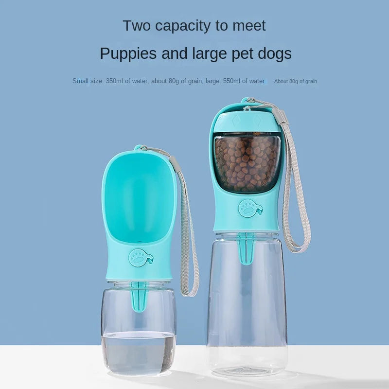 PetHydrate Portable Water Bottle & Food Dispenser for Dogs and Cats