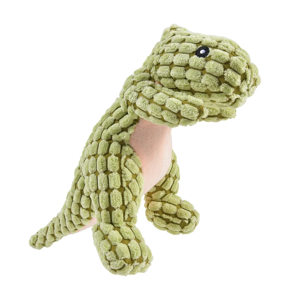 "DinoPals Plush - interactive chew toys for cats and small dogs"