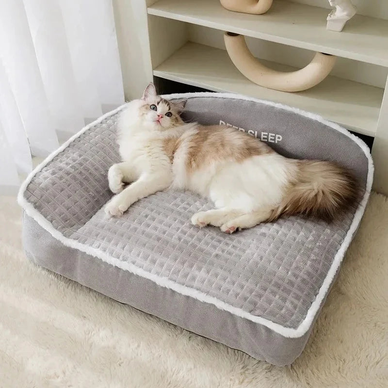 CozyPaws Winter Pet Bed & Blanket for Dogs and Cats